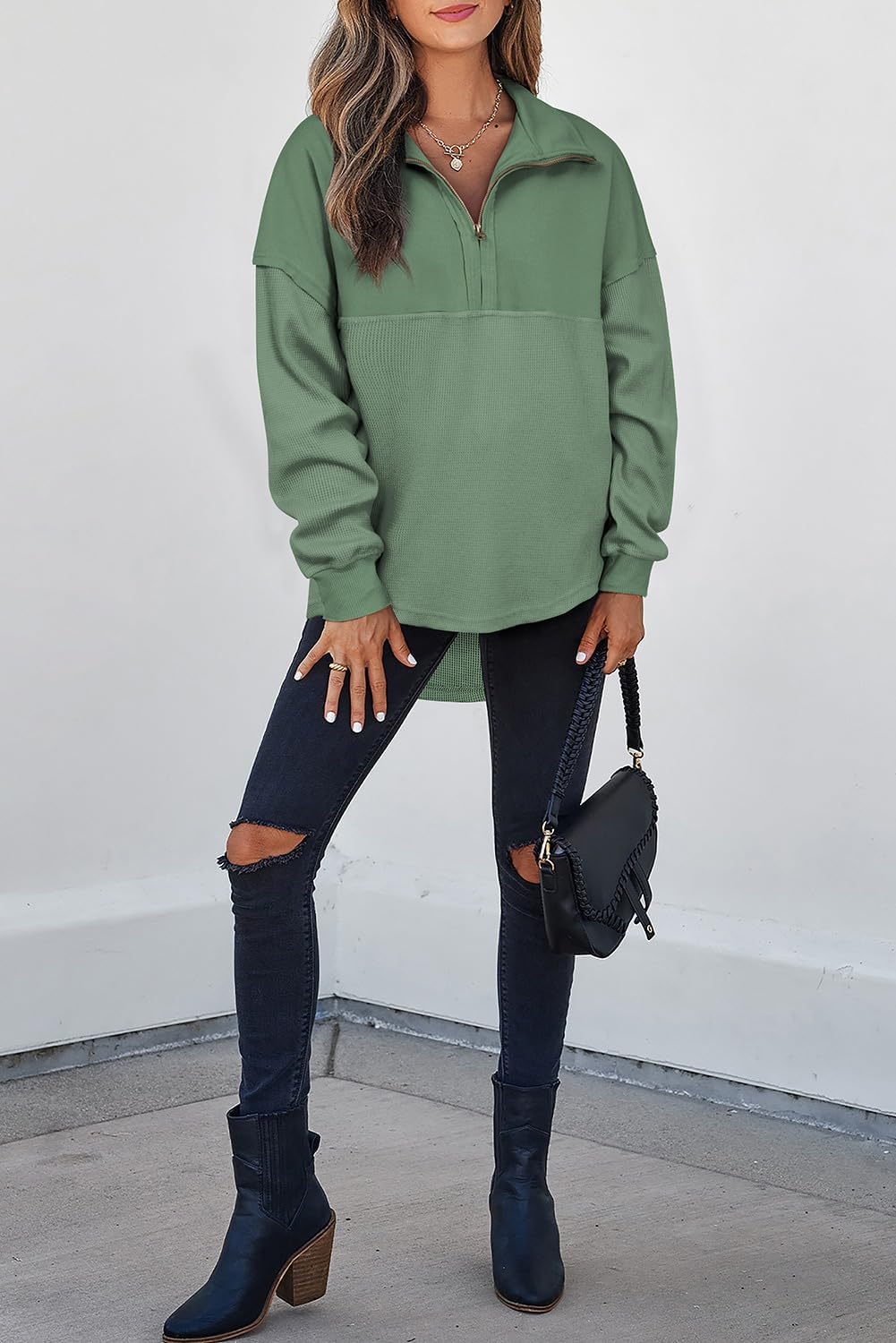 SHEWIN Women Fall Sweatshirt Casual