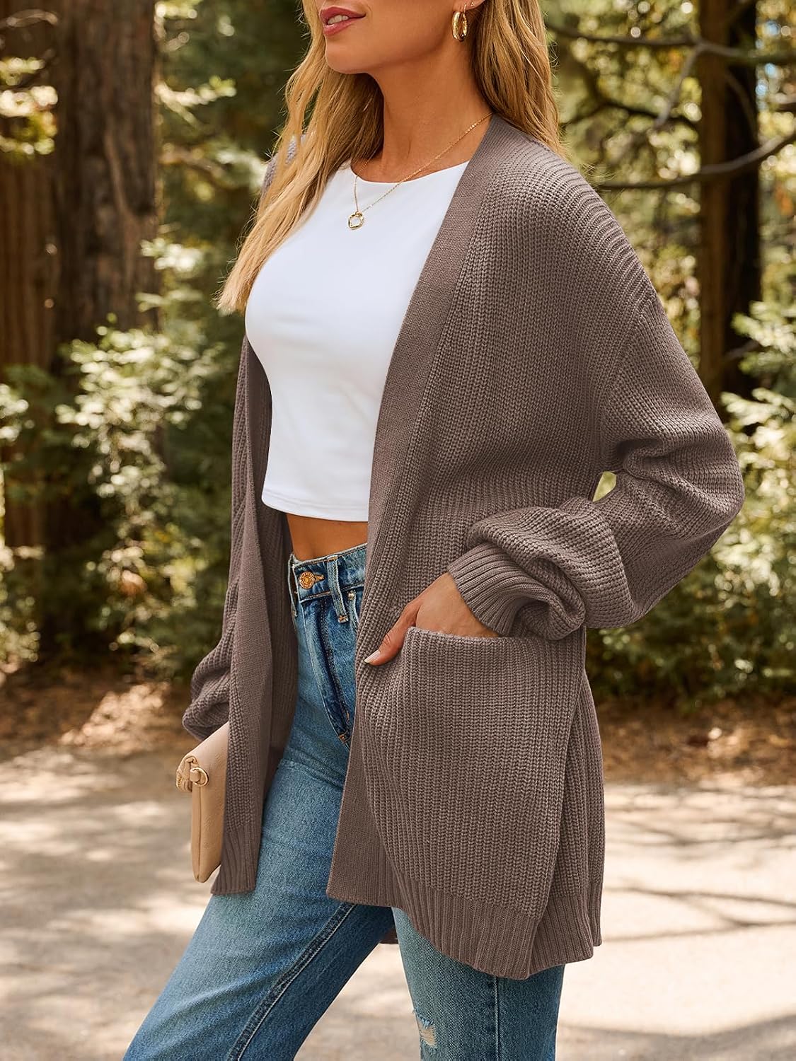 LILLUSORY Oversized Cardigan Sweaters