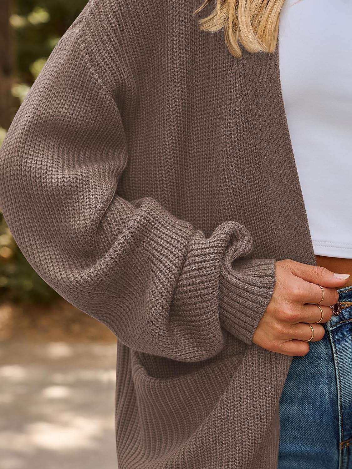 LILLUSORY Oversized Cardigan Sweaters